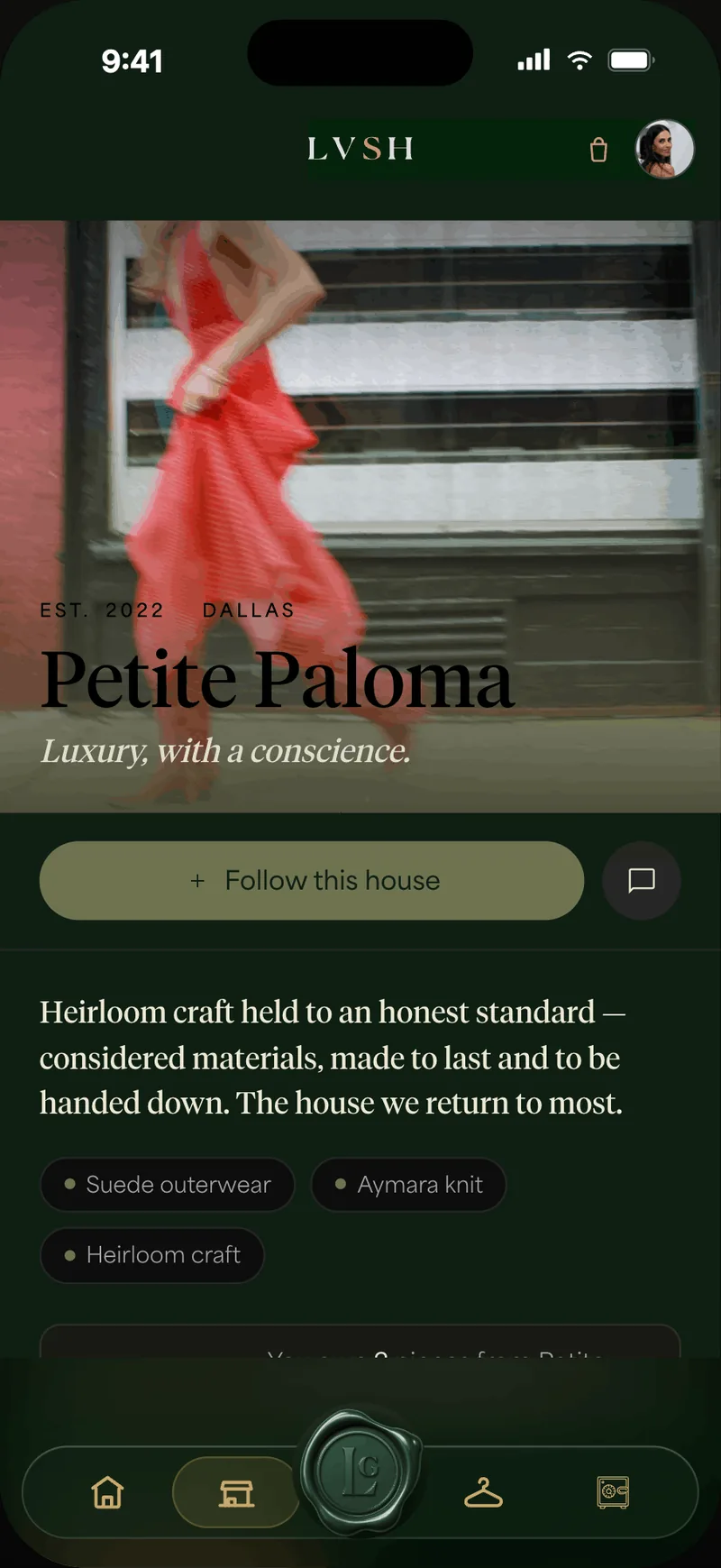 A Daily Drop from a maison